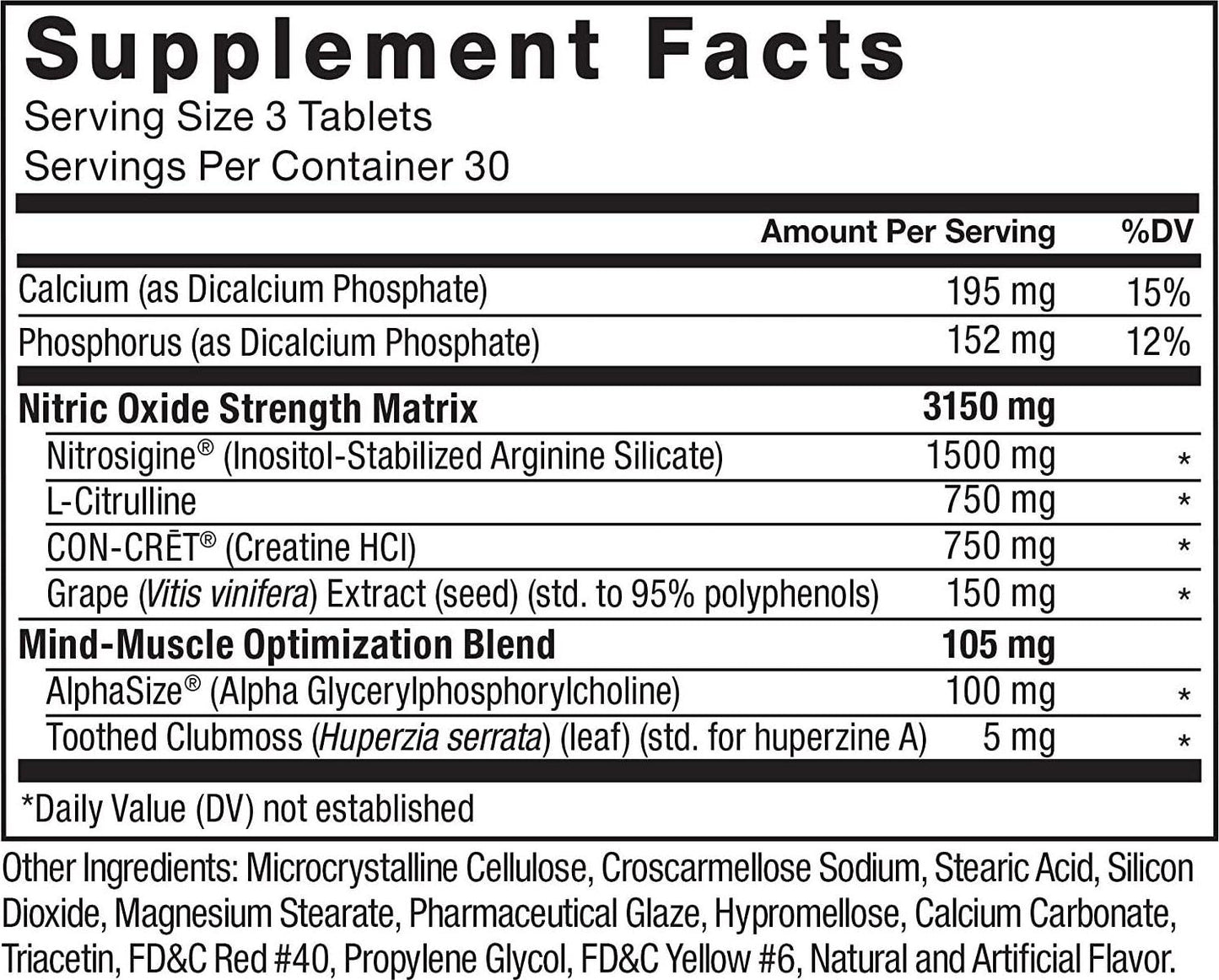 Force Factor Volcano Extreme 90ct 3-Pack, 270 Count