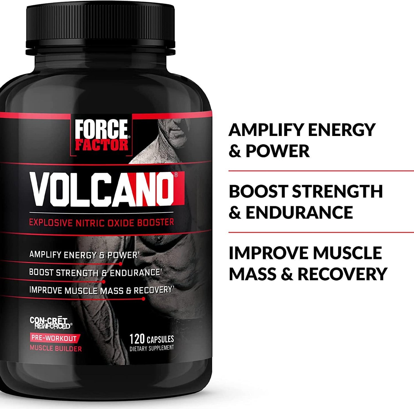 Force Factor Volcano 120ct 3-pack, 360 Count