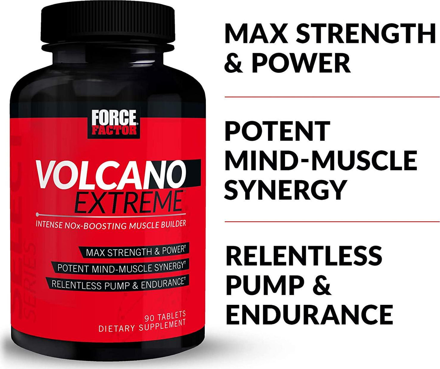 Force Factor Volcano Extreme 90ct 3-Pack, 270 Count