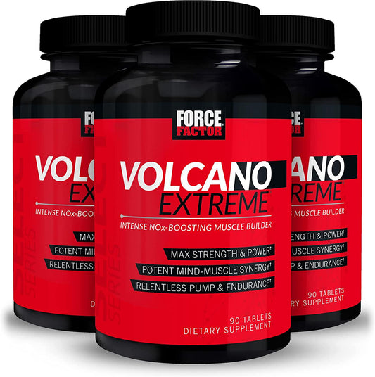 Force Factor Volcano Extreme 90ct 3-Pack, 270 Count