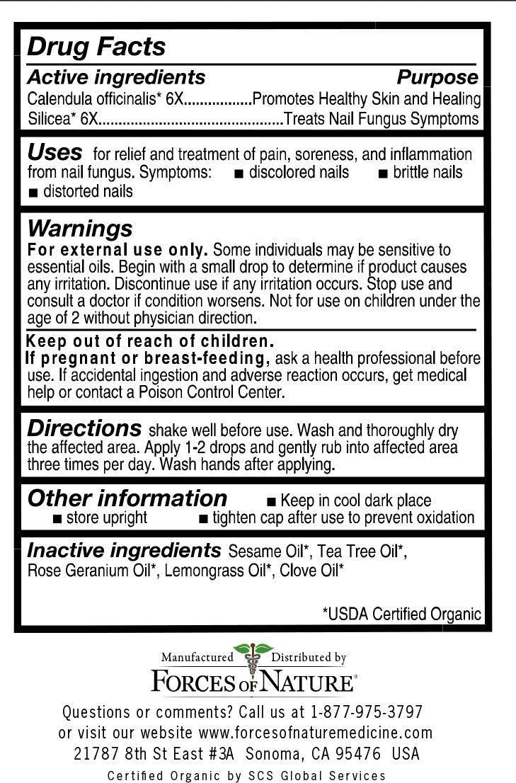 Forces Of Nature, Nail Fungus Control Organic, 0.37 Ounce