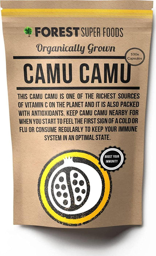 Forest Super Foods Certified Organic Premium Camu Camu 250g Direct From Peru (90 day supply)
