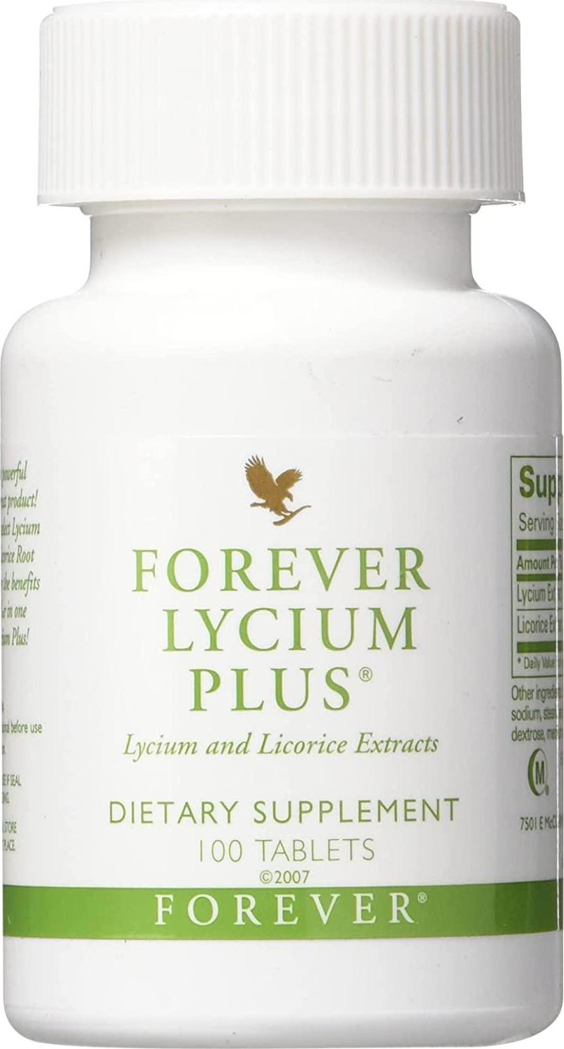 Forever Living Lycium Plus 100 Tablets (Antioxidant that Supports Energy and Vision) by Forever Living