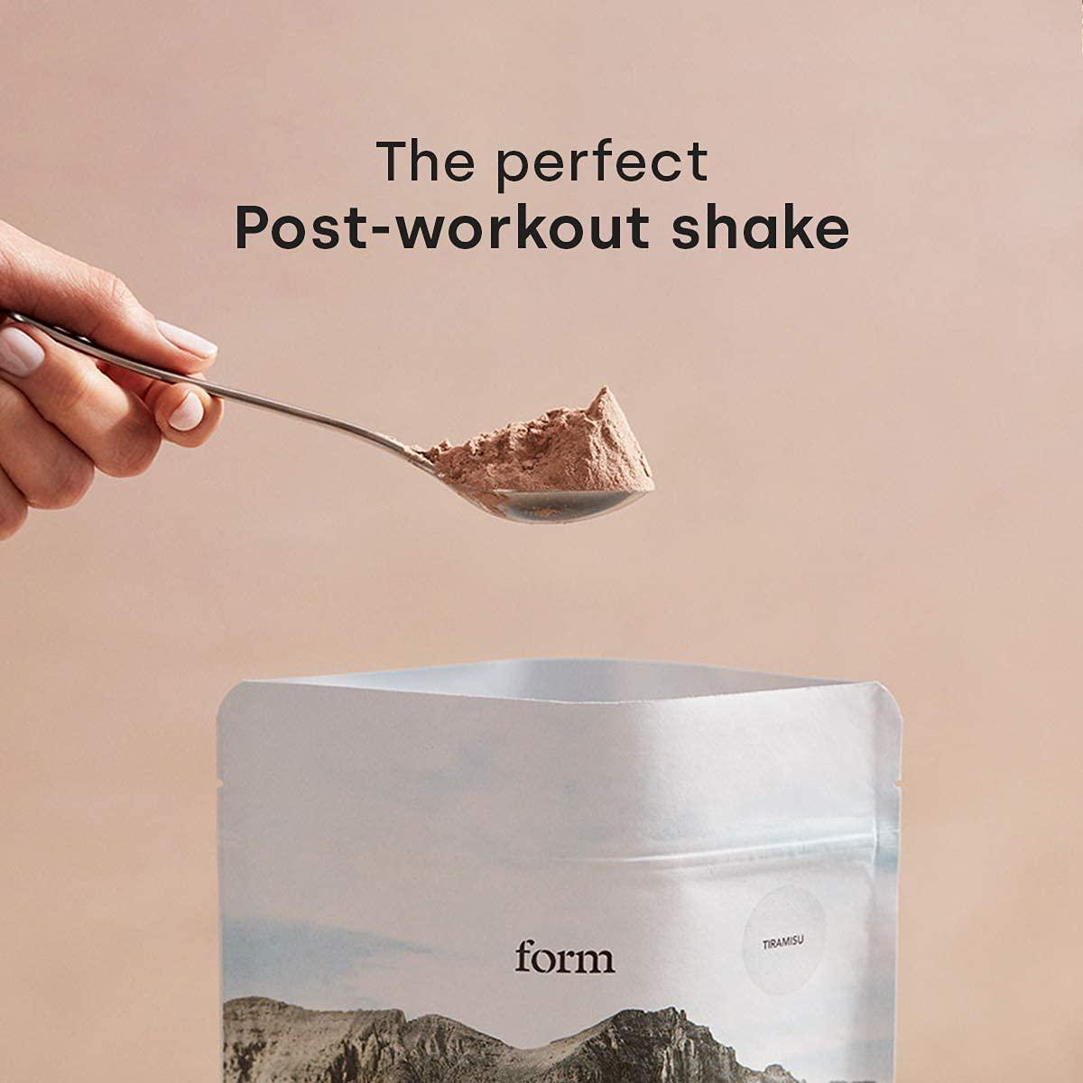 Form Performance Protein - Vegan Protein Powder - Complete Amino Acid Profile with BCAAs and Digestive Enzymes. Perfect Post Workout. Tastes Great with Just Water! (Vanilla)