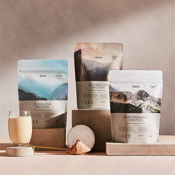 Form Protein Mix Bundle - Save 15% | Try out all our award winning vegan protein powders - Performance Protein, Superblend Protein and Pureblend Unflavoured Protein| High protein, Low carb | Dairy Fre