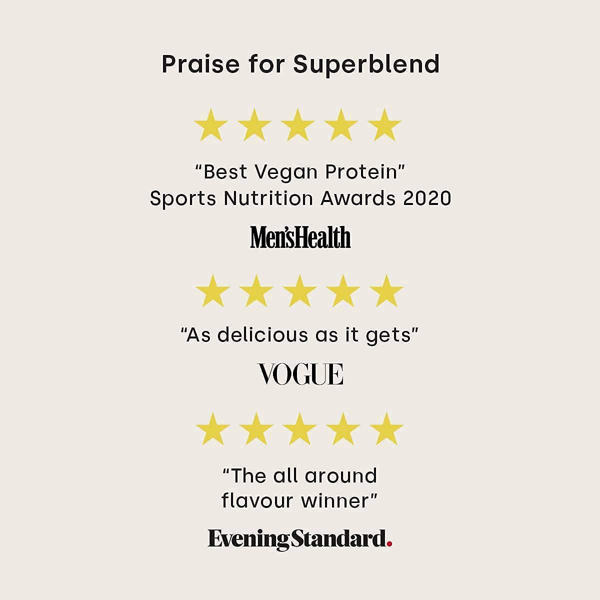 Form Superblend Protein - Vegan Protein Powder with Superfoods, Vitamins and Minerals (Chocolate Salted Caramel)