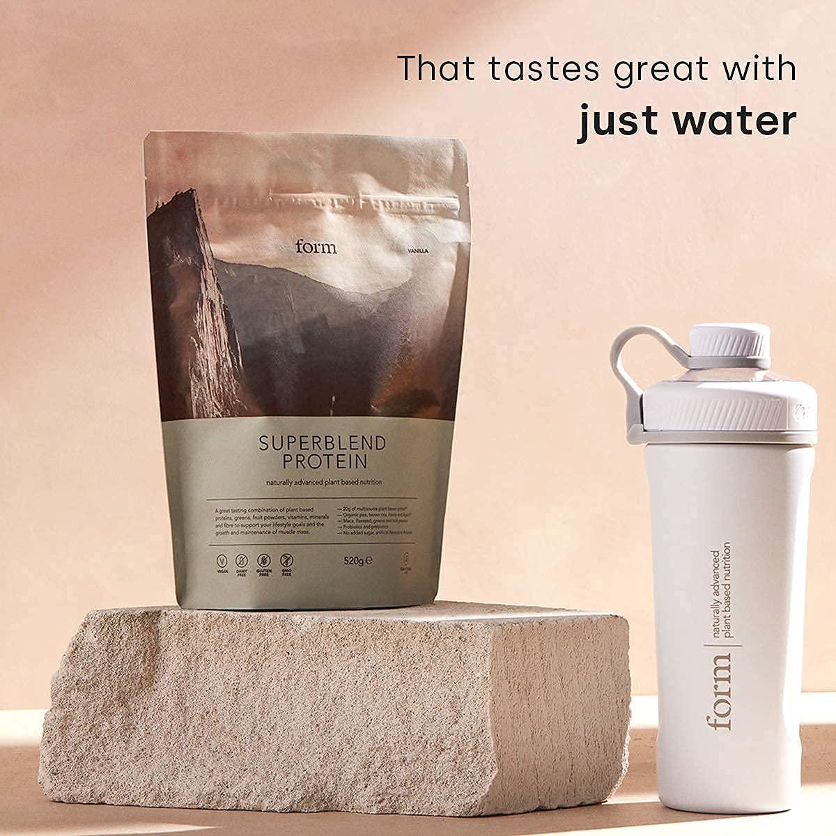 Form Superblend Protein - Vegan Protein Powder with Superfoods, Vitamins and Minerals (Chocolate Salted Caramel)