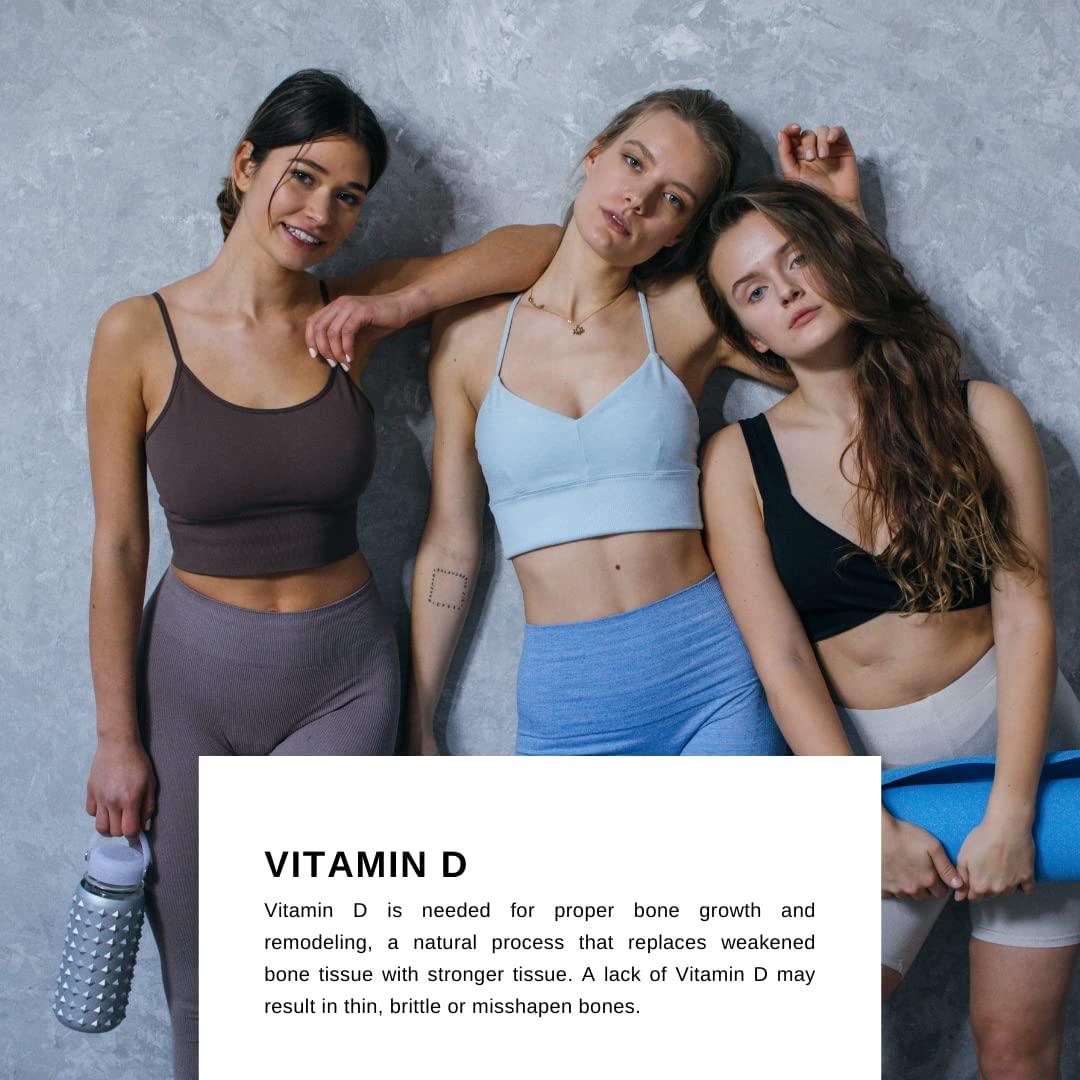 Formula Trim ADK for Women - 1500mcg Vitamin A, 125mcg Vitamin D3 5,000 IU, Vitamin K2 | Vegetarian and Gluten Free and Soy Free | 60 Capsules