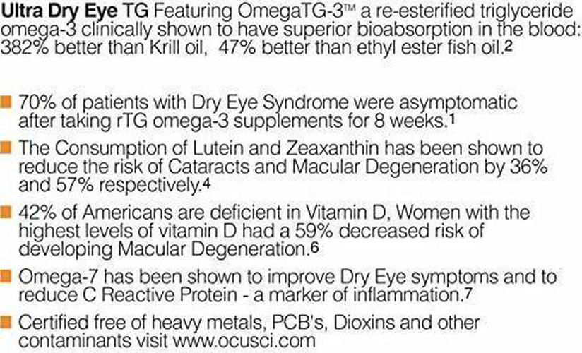 Formulated for Dry Eyes Mini-softgels of Ultra Pure Omega-3, Lutein, Zeaxanthin, Vitamins B12 and D3 (150 Half-Sized softgels) (1 Month Supply (500mg softgel))