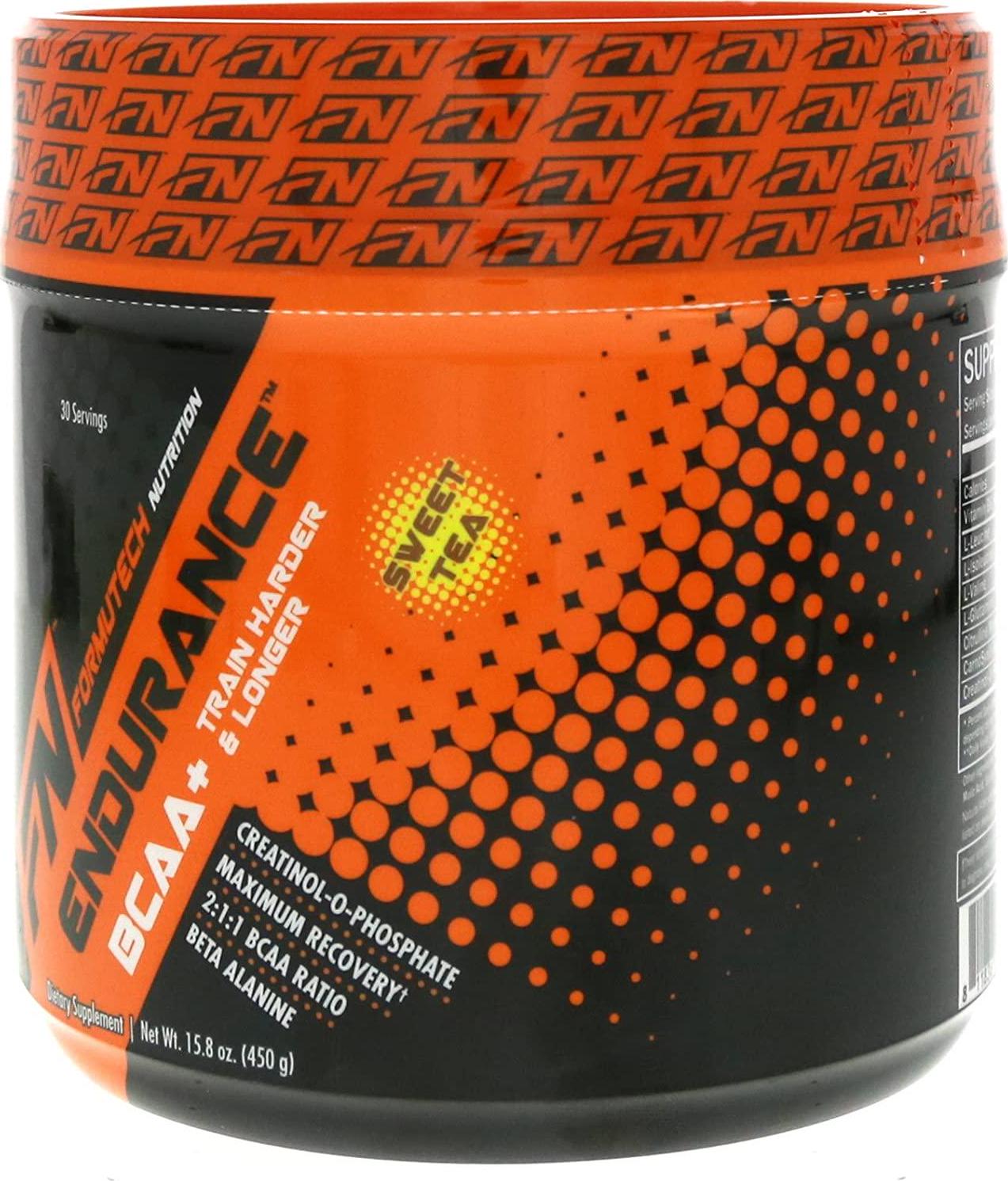 Formutech Nutrition Endurance 2:1:1 BCAA + Train Harder and Longer Maximum Recovery 30 Servings (Southern Sweet Tea)
