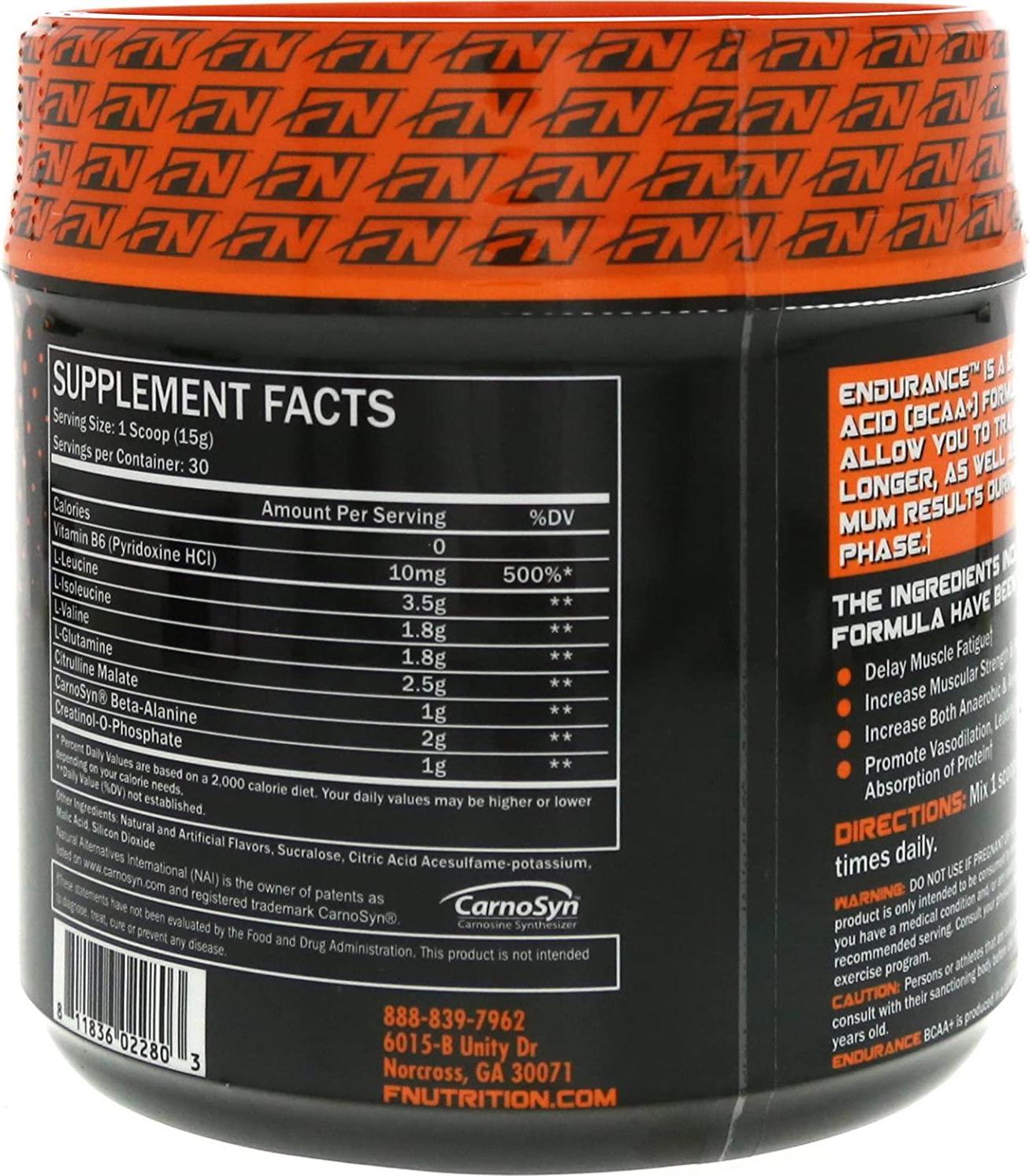 Formutech Nutrition Endurance 2:1:1 BCAA + Train Harder and Longer Maximum Recovery 30 Servings (Southern Sweet Tea)