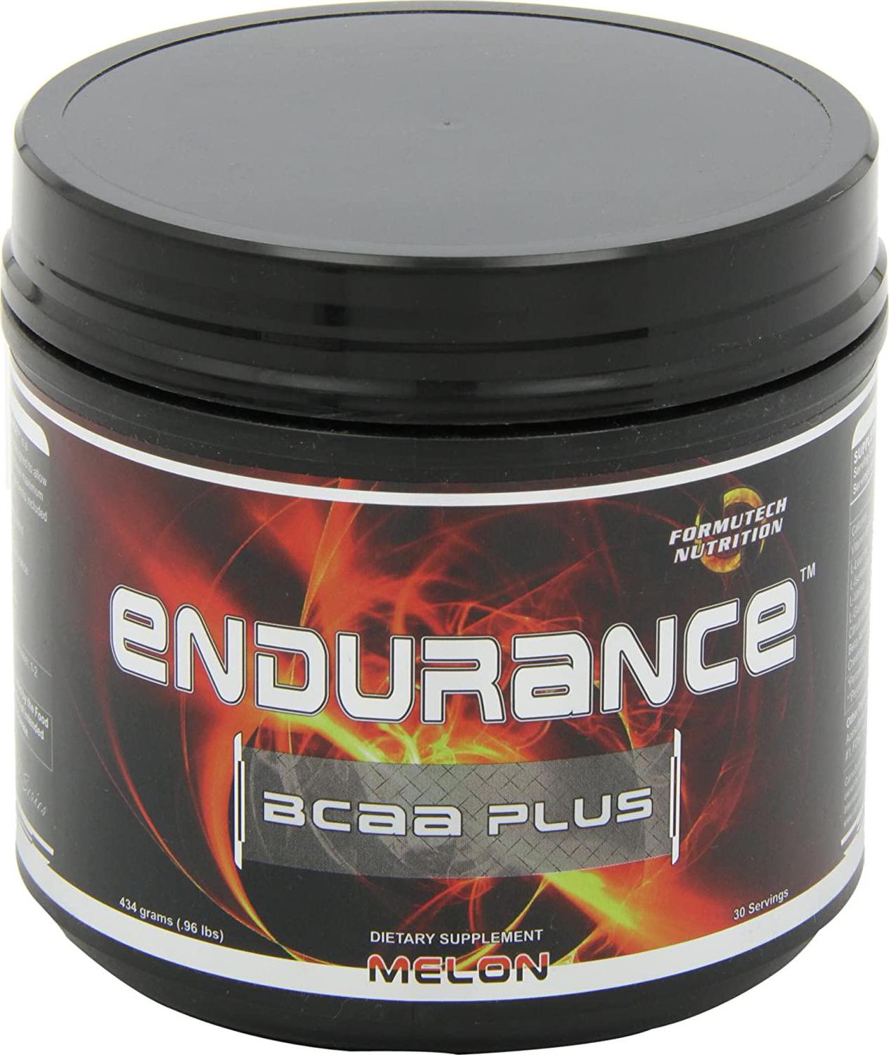 Formutech Nutrition Endurance BCAA Plus, Designed for Training Harder and Longer with Beta Alanine, Melon, 434 Gram