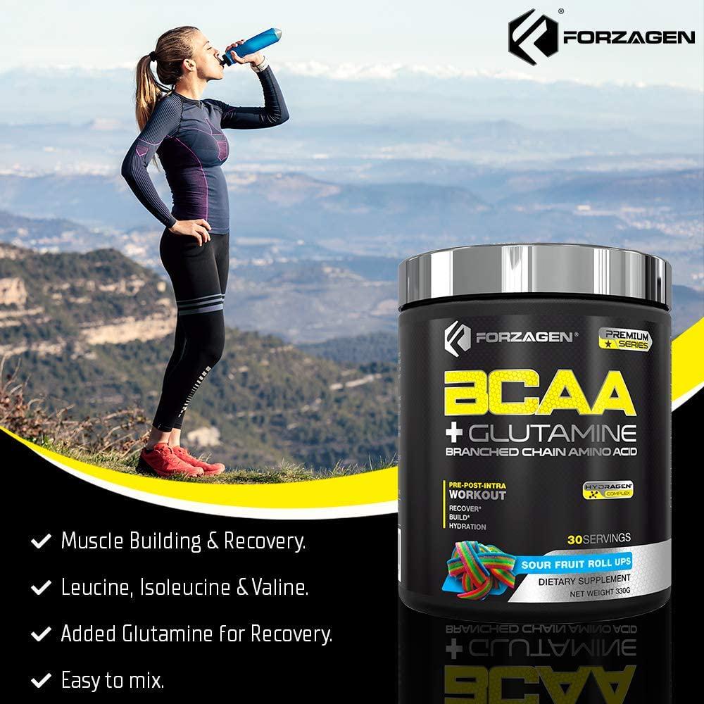 Forzagen Bcaa Powder Workout Recovery - Best BCAA | BCAAS Amino Acids | Electrolytes Keto Friendly | Hydration Powder| Bcaa Supplements | Post Workout Recovery Drink | Intra Workout