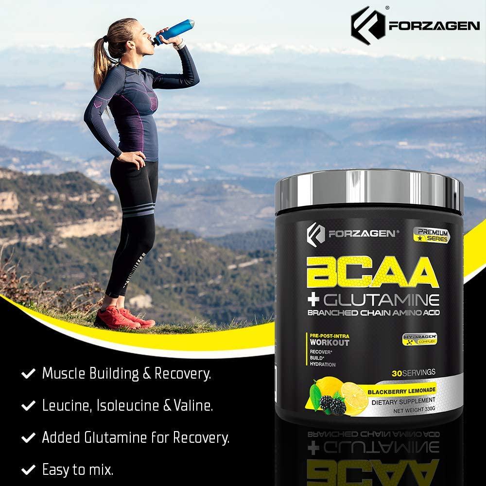 Forzagen Bcaa Powder Workout Recovery - Best BCAA | BCAAS Amino Acids | Electrolytes Keto Friendly | Hydration Powder| Bcaa Supplements | Post Workout Recovery Drink | Intra Workout