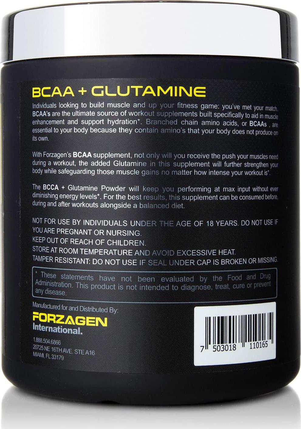 Forzagen Bcaa Powder + Glutamine - Bcaa Amino Acids With Electrolytes Keto Friendly And Essential Amino Acids Supplements | Post Workout Recovery Drink. (PINEAPPLE)