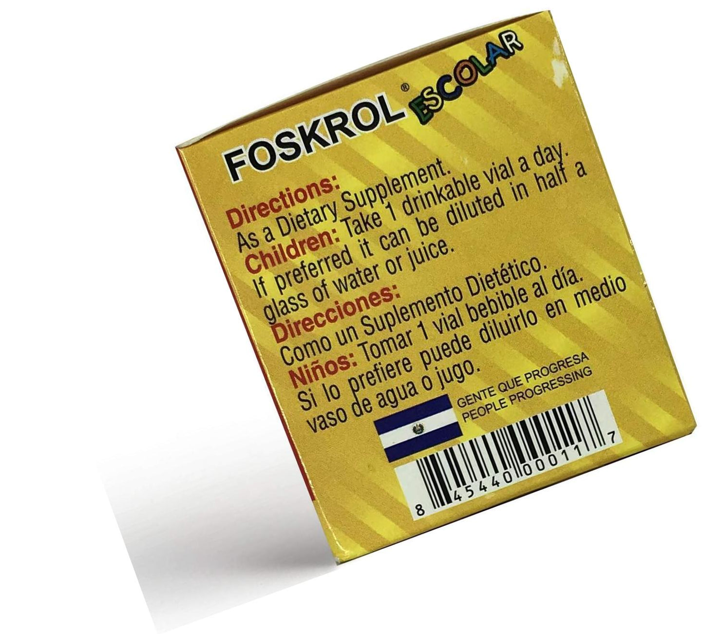 Foskrol Escolar Dietary Supplement Vitamin Boost Appetite Supplements Kids Dietary Supplement Natural Appetite Stimulant for Kids and Toddlers 10 vials per Pack Vitamins for Kids