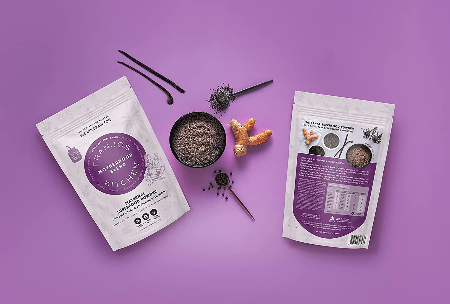 Franjos Kitchen Motherhood Blend Maternal Superfood Powder 400g