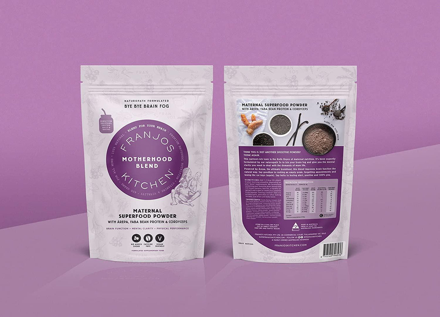 Franjos Kitchen Motherhood Blend Maternal Superfood Powder 400g