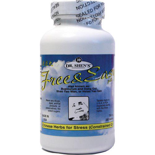 Free and Easy - Tension, Stress, PMS, 200 tab