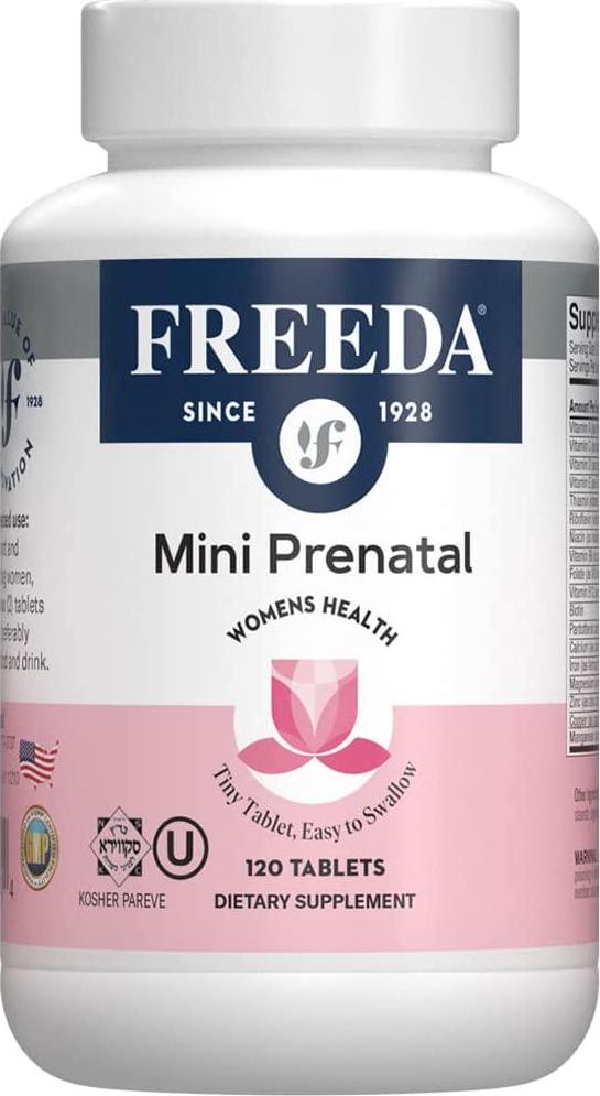 Freeda Kosher Mini Prenatal - 120 Tablets