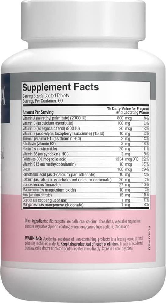 Freeda Kosher Mini Prenatal - 120 Tablets