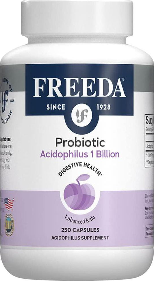 Freeda Probiotic Acidophilus 1 Billion - 250 Capsules