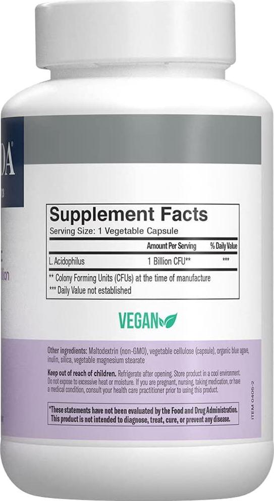 Freeda Probiotic Acidophilus 1 Billion - 250 Capsules