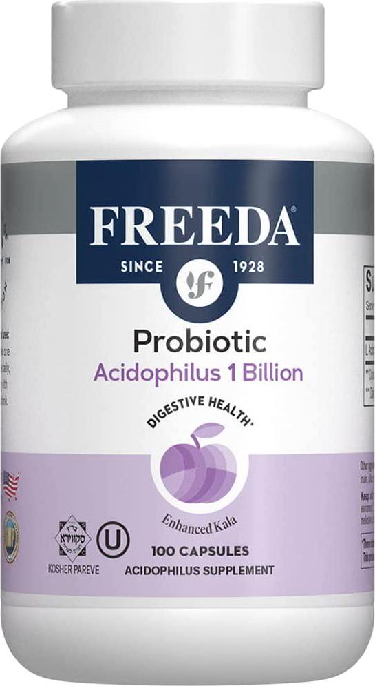 Freeda Probiotics Acidophilus 1 Billion - 100 Capsules