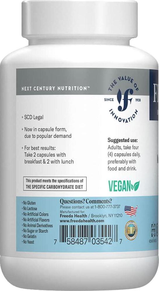 Freeda SCD Multivitamin - 180 Veg Caps