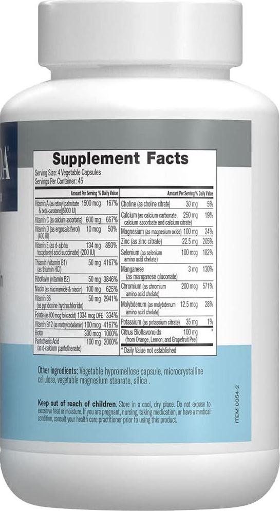 Freeda SCD Multivitamin - 180 Veg Caps
