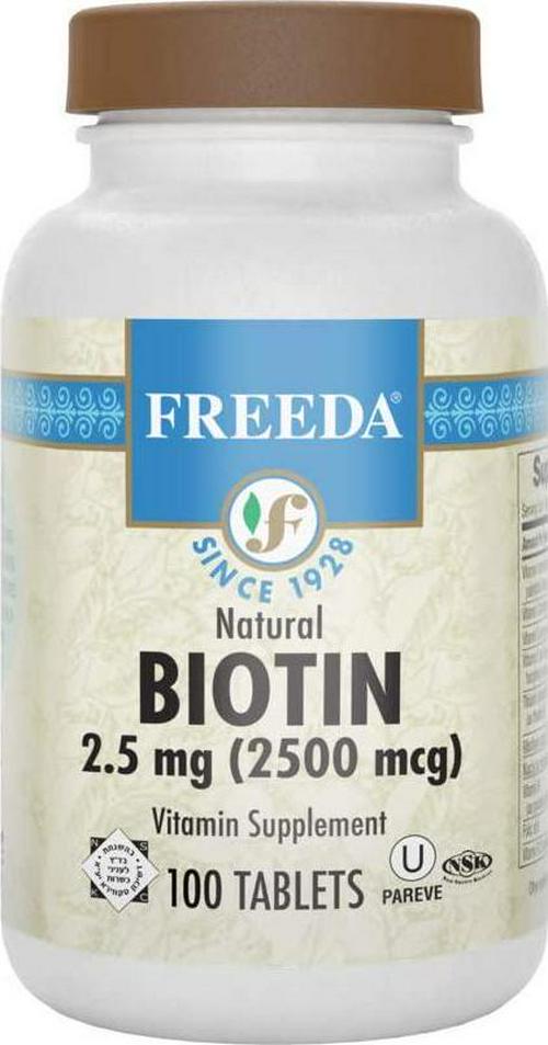 Freeda Vitamins Biotin 2.5mg 100 Tabs