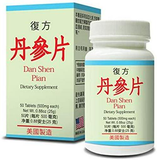 Fu Fang Dan Shen Pian :: Healthy Heart Combo :: Herbal Supplement That Promotes Cardiovascular Health :: Made in USA