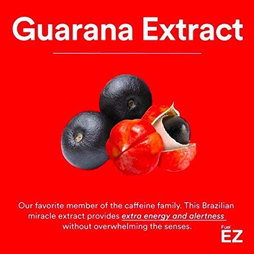 FuelEZ Caffeine Pills for Smooth All Day Energy with Guarana, Green Coffee Bean Extract, Natural Energy to Increase Memory and Clarity with Vitamin B Complex, L Tyrosine 1000 milligrams (12 Capsules)