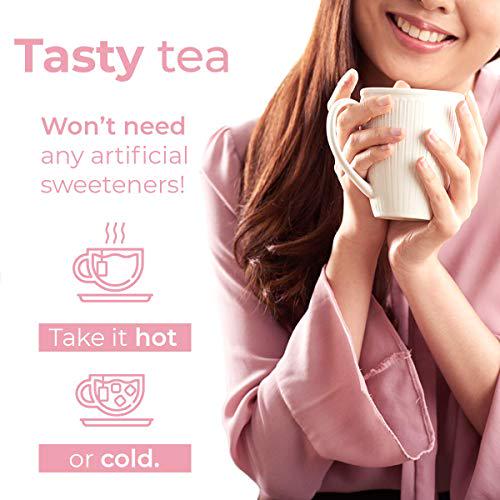 Full Body Detox Tea For Weight Loss And Belly Fat - Tea for Slim Tummy Cleanse And Detox - Weight Loss Tea For Women That Work Fast - Dieters Tea For Weight Loss - Herbal Slimming Tea-BYE BYE CRAVINGS