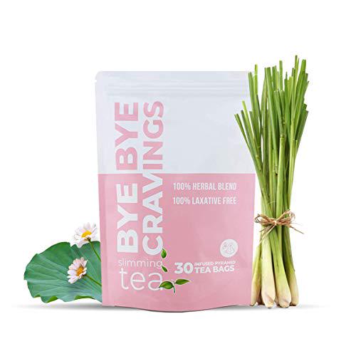 Full Body Detox Tea For Weight Loss And Belly Fat - Tea for Slim Tummy Cleanse And Detox - Weight Loss Tea For Women That Work Fast - Dieters Tea For Weight Loss - Herbal Slimming Tea-BYE BYE CRAVINGS