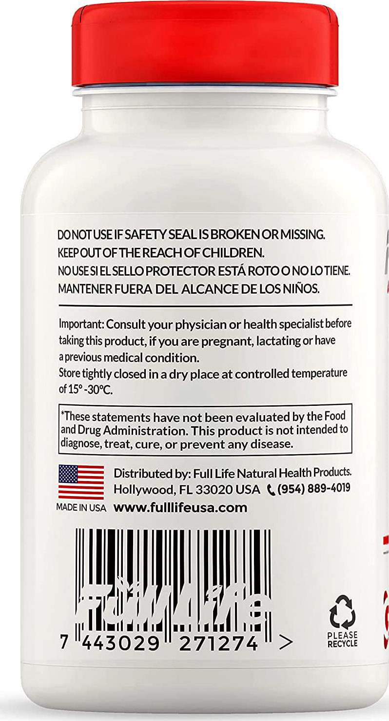 Full Life Moringa - Moringa Oleifera - 1000 mg - 90 Capsules