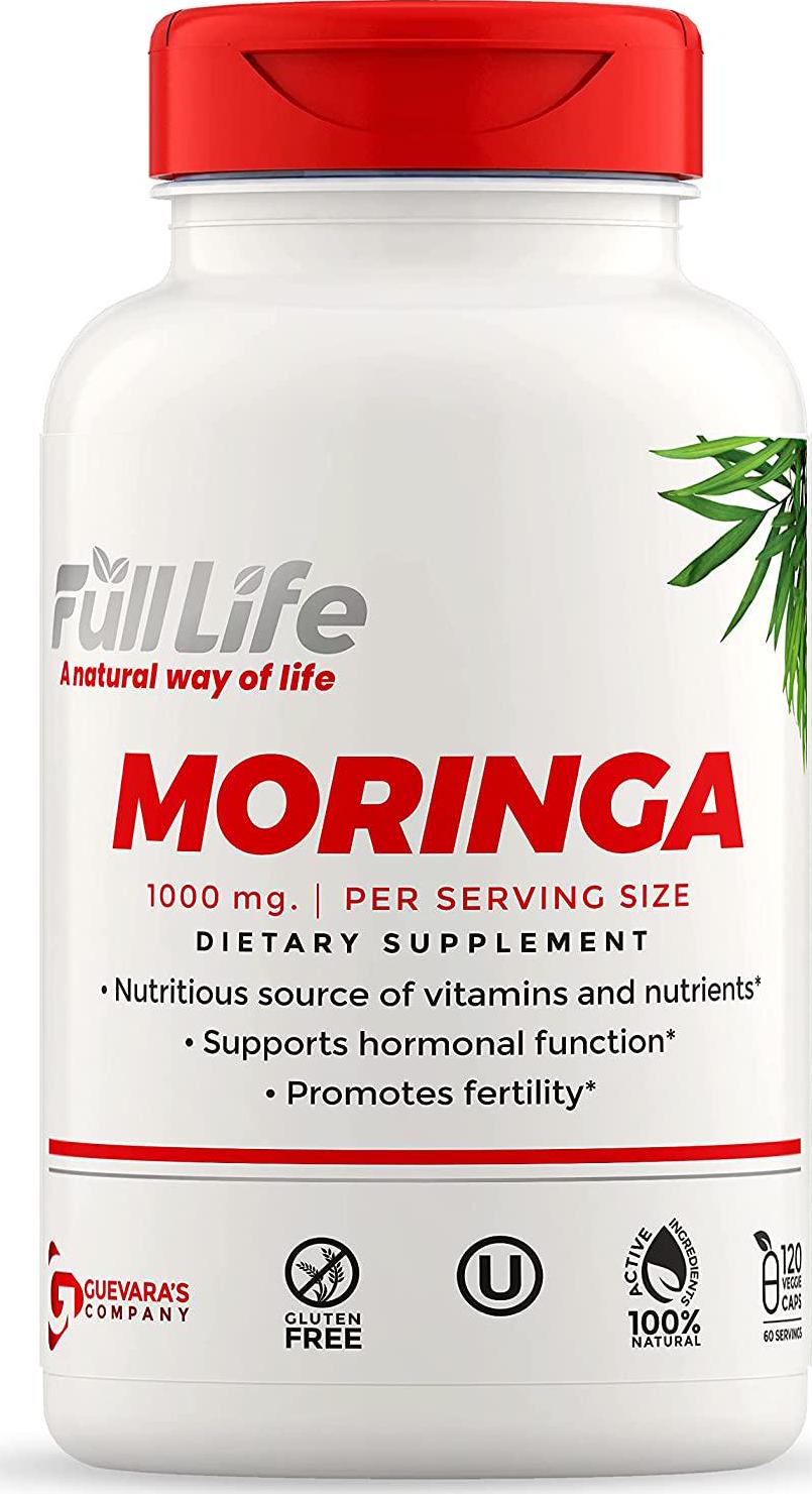 Full Life Moringa - Moringa Oleifera - 1000 mg - 90 Capsules