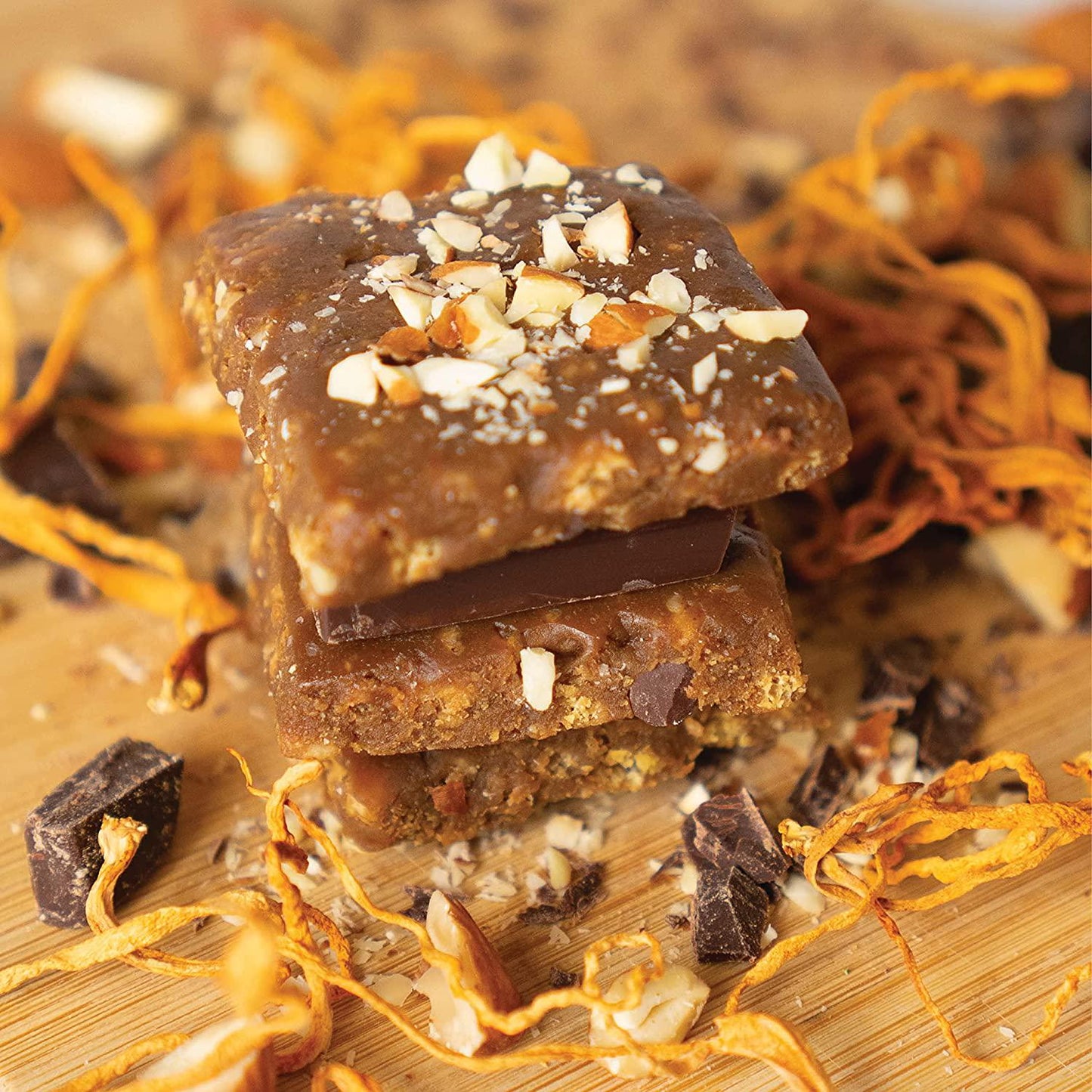 Functional Mushroom Protein Bars | Full Dose (1500mg) Lions Mane, Chaga, Reishi, or Cordyceps in Each Bar | Vegan Protein Bars, Nootropic, Adaptogens, Gluten Free Protein Bars, Mushroom Supplement, Superfoods Protein Bars | 4 Bar Sampler Pack