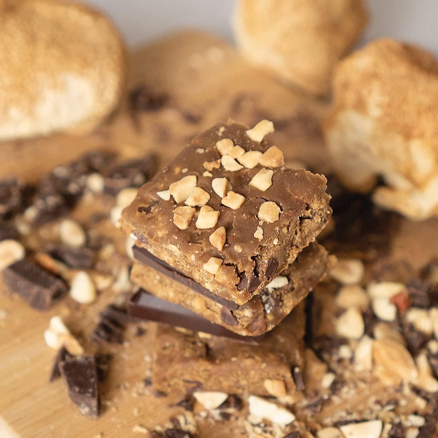 Functional Mushroom Protein Bars | Full Dose (1500mg) Lions Mane, Chaga, Reishi, or Cordyceps in Each Bar | Vegan Protein Bars, Nootropic, Adaptogens, Gluten Free Protein Bars, Mushroom Supplement, Superfoods Protein Bars | 4 Bar Sampler Pack