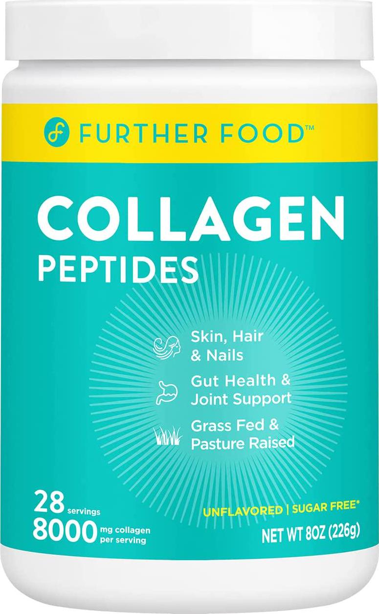 Further Food - Collagen Peptides Grass-Fed Protein Powder Unflavored - 8 oz.