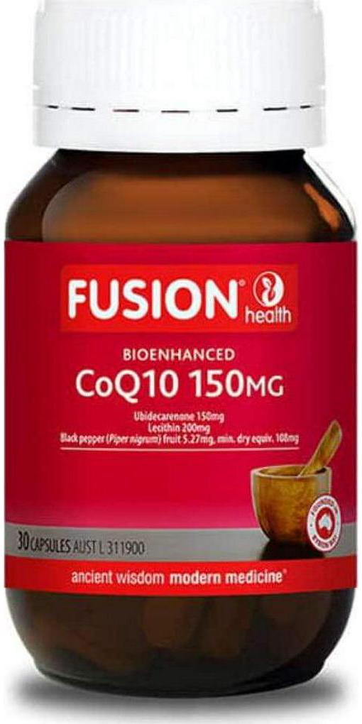 Fusion Health CoQ10 150mg- 60 Capsules