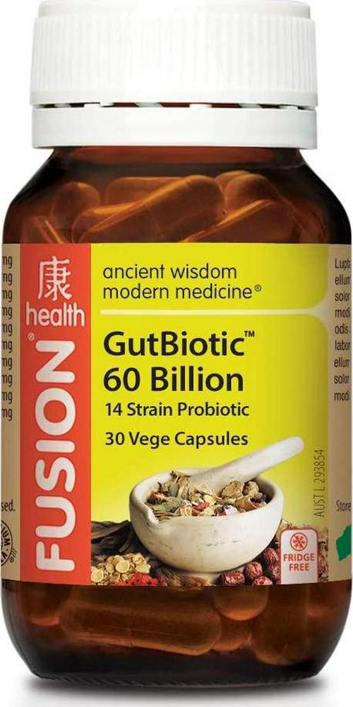 Fusion Health GutBiotic 60 Billion 30 caps