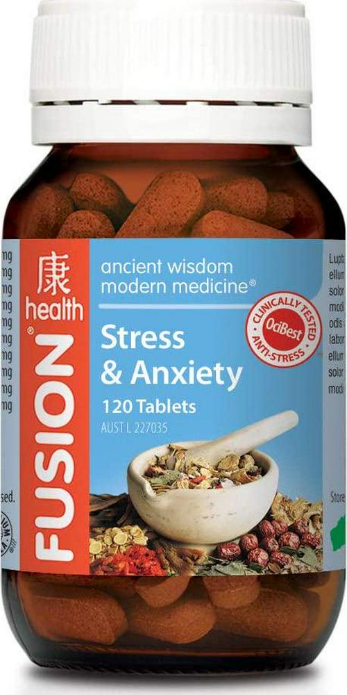 Fusion Health Stress and Anxiety 120 Tablets
