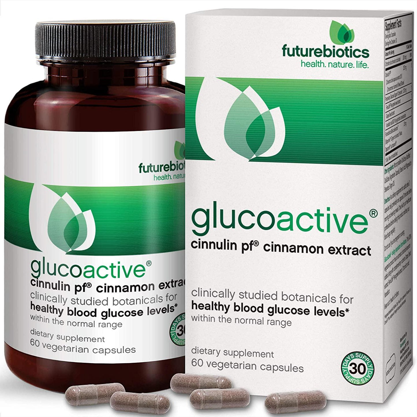 Futurebiotics GlucoActive, 60 Vegetarian Capsules