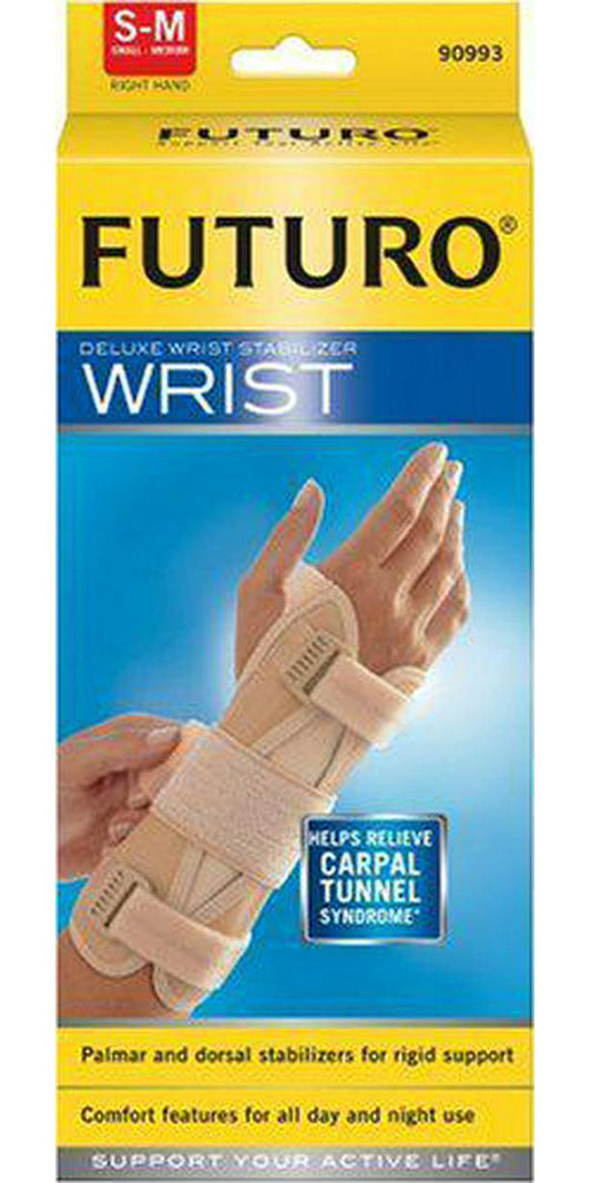 Futuro Deluxe Wrist Stabilizer, Small-Medium, Right Hand,(5.5 to 7.5-Inch)