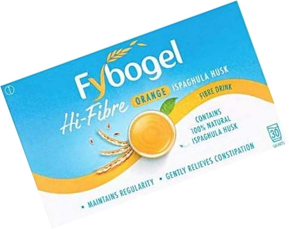 Fybogel Hi-Fibre Orange flavour, 30 sachets