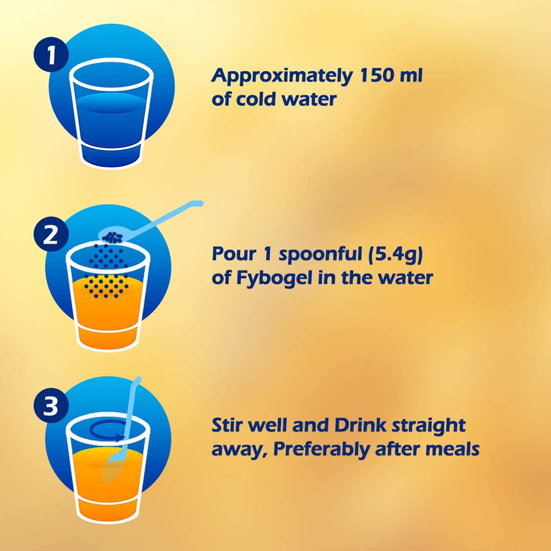 Fybogel Orange Hi-Fibre Orange Isabgol Husk 100 gm. Gently Releives Constiaption