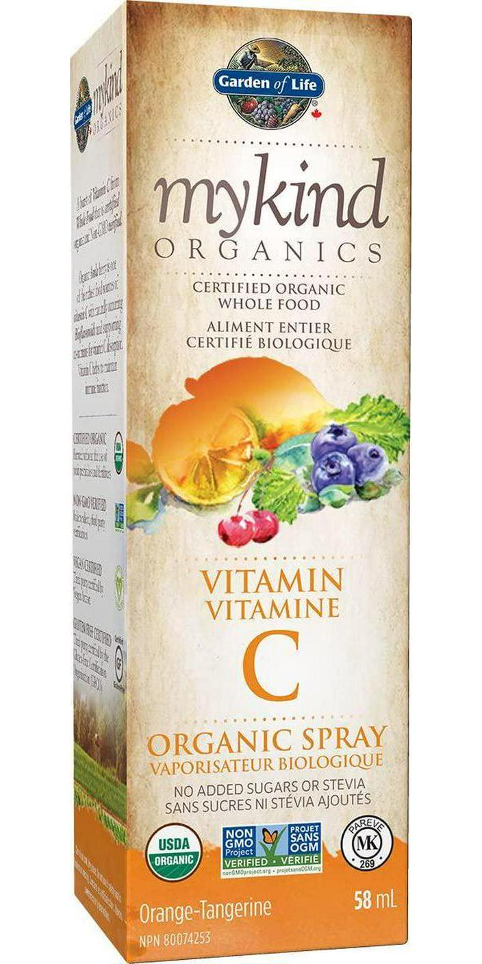 GARDEN OF LIFE Vitamin C Spray Orange Tangerine, 58 ML