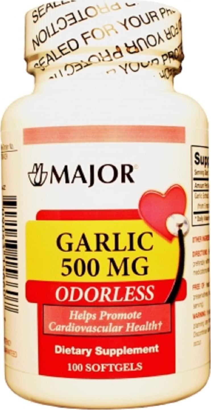 GARLIC 500MG SOFTGELS GARLIC OIL-500 MG 100 SOFTGELS UPC 309043156607