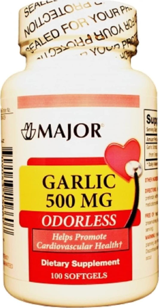 GARLIC 500MG SOFTGELS GARLIC OIL-500 MG 100 SOFTGELS UPC 309043156607